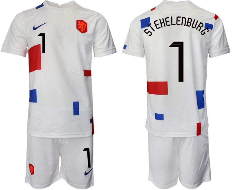 Men 2022 World Cup National Team Netherlands away white 1 Soccer Jersey